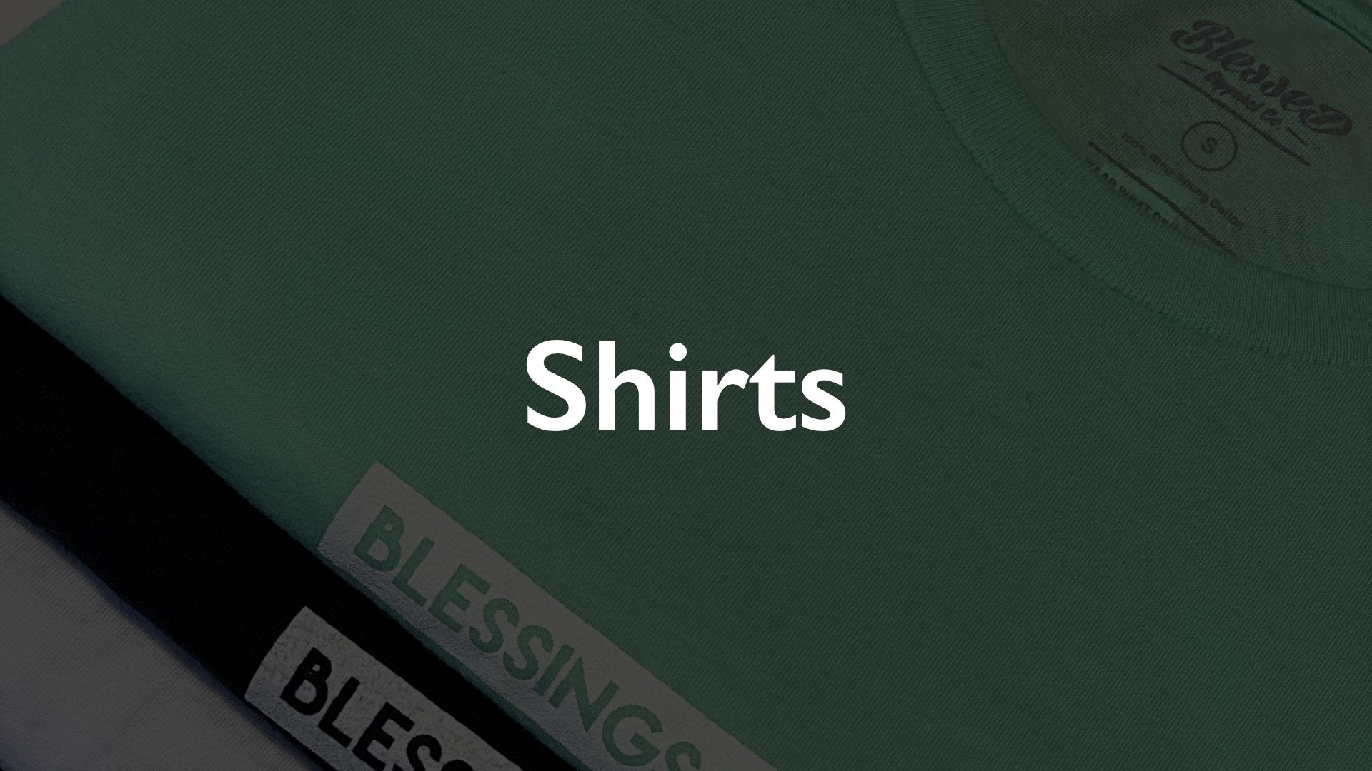 Blessed Apparel Shirts Banner